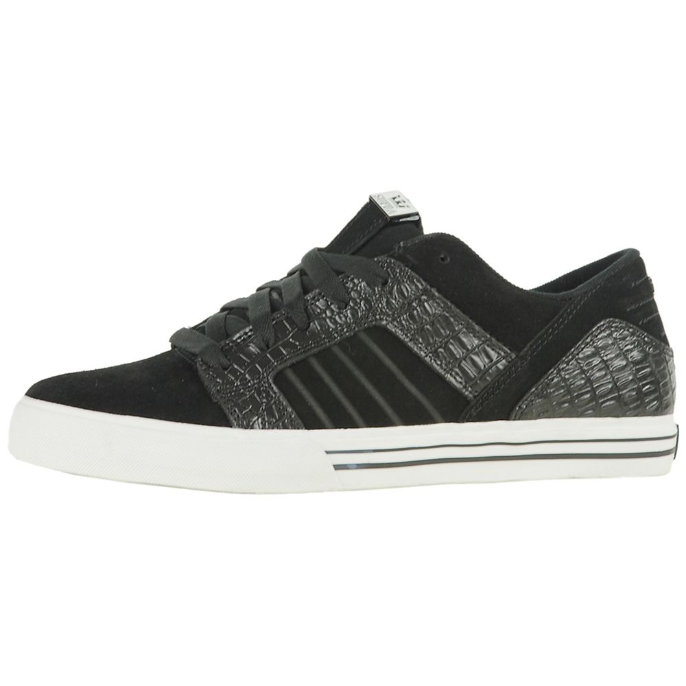 Baskets Basses Supra SkyLow 1.5 Noir Black Croc Homme | IXE-02903247